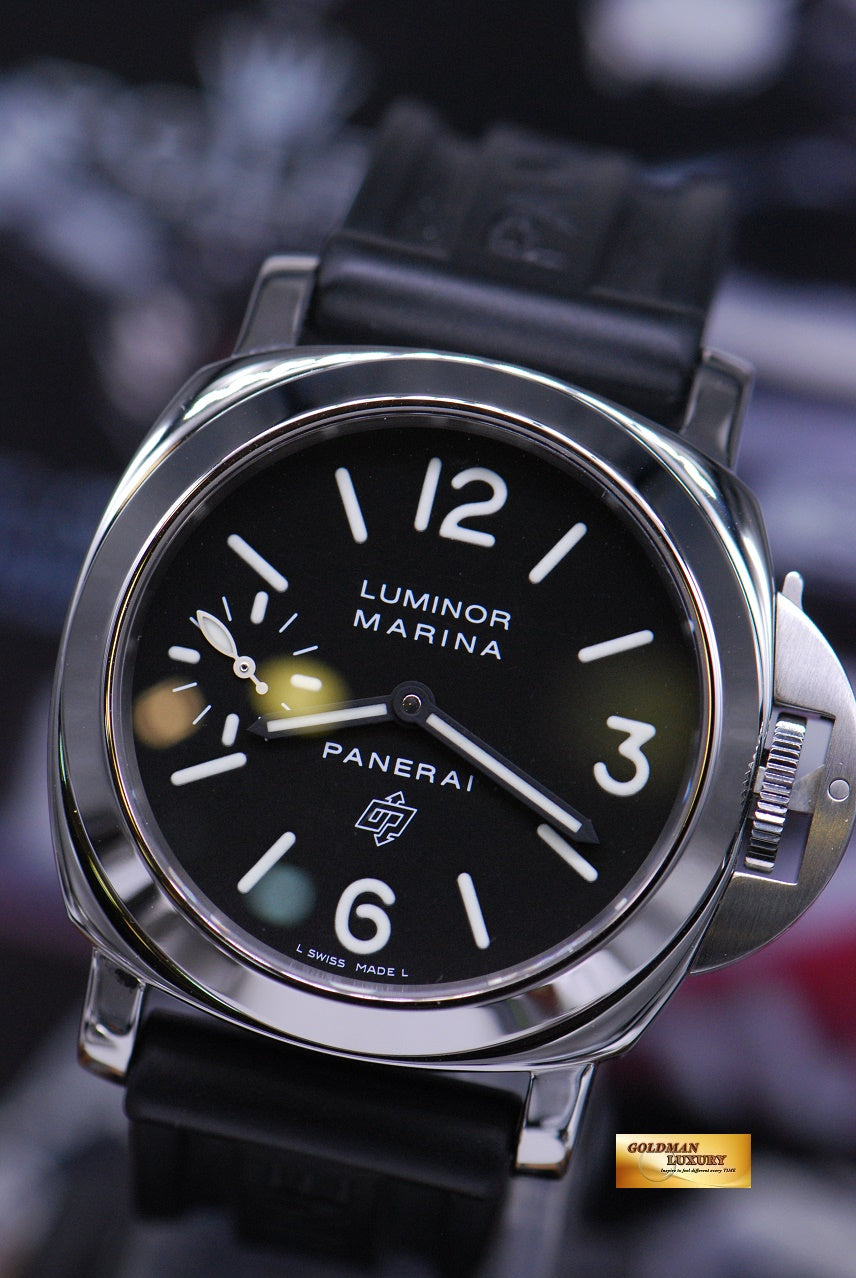 [SOLD] PANERAI LUMINOR MARINA 44mm STAINLESS STEEL  SUB-SEC DIAL MANUAL PAM 005 (MINT)