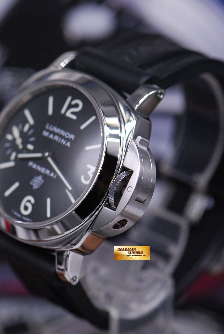 [SOLD] PANERAI LUMINOR MARINA 44mm STAINLESS STEEL  SUB-SEC DIAL MANUAL PAM 005 (MINT)