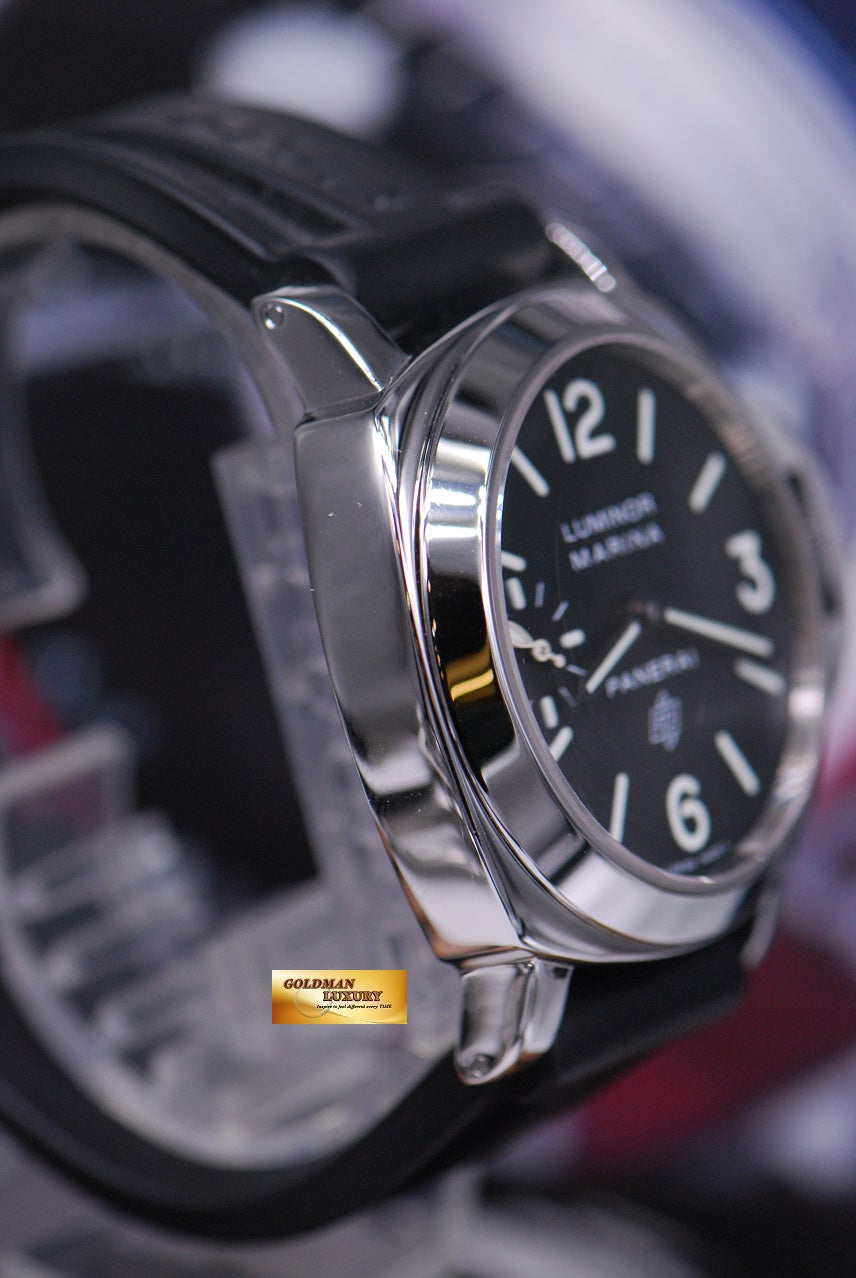 [SOLD] PANERAI LUMINOR MARINA 44mm STAINLESS STEEL  SUB-SEC DIAL MANUAL PAM 005 (MINT)