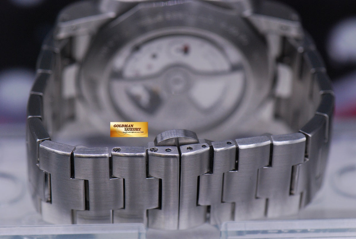 [SOLD] PANERAI LUMINOR 1950 GMT 44mm STAINLESS STEEL BRACELET PAM 329 AUTOMATIC (MINT)