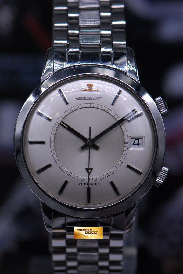 [SOLD] JAEGER-LeCOULTRE VINTAGE MEMOVOX ALARM 37mm IN BRACELET CALIBRE 855 HAMMER AUTOMATIC (VINTAGE MINT)