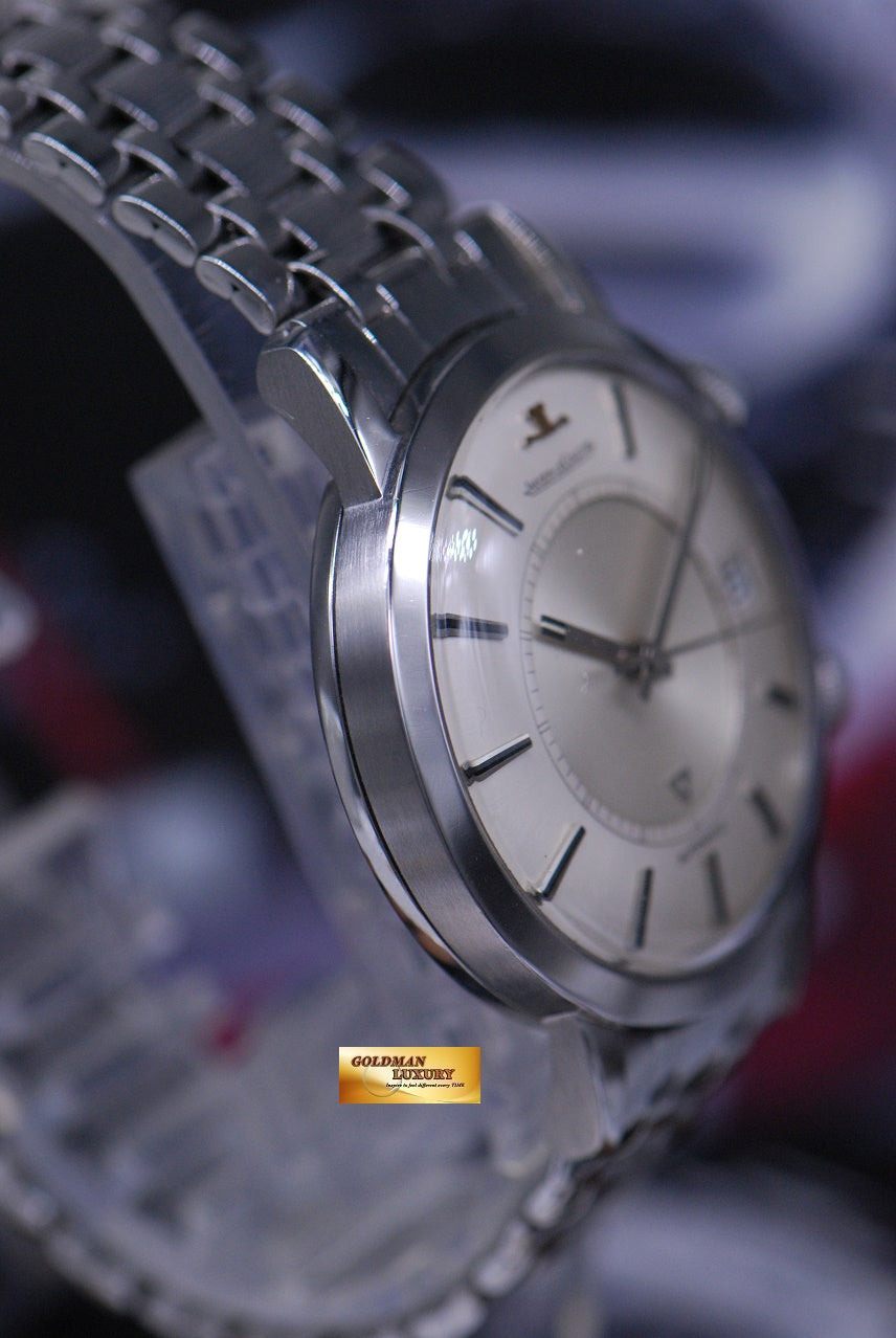 [SOLD] JAEGER-LeCOULTRE VINTAGE MEMOVOX ALARM 37mm IN BRACELET CALIBRE 855 HAMMER AUTOMATIC (VINTAGE MINT)