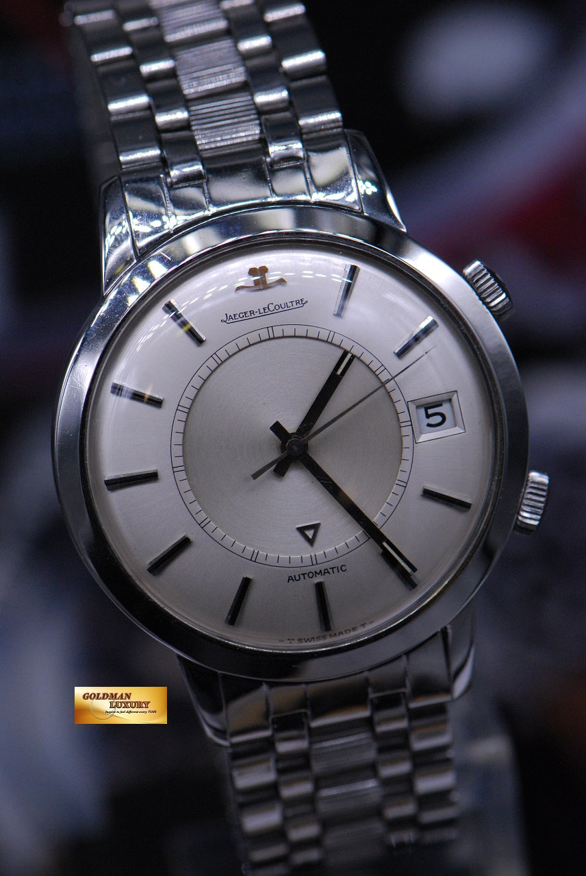 [SOLD] JAEGER-LeCOULTRE VINTAGE MEMOVOX ALARM 37mm IN BRACELET CALIBRE 855 HAMMER AUTOMATIC (VINTAGE MINT)