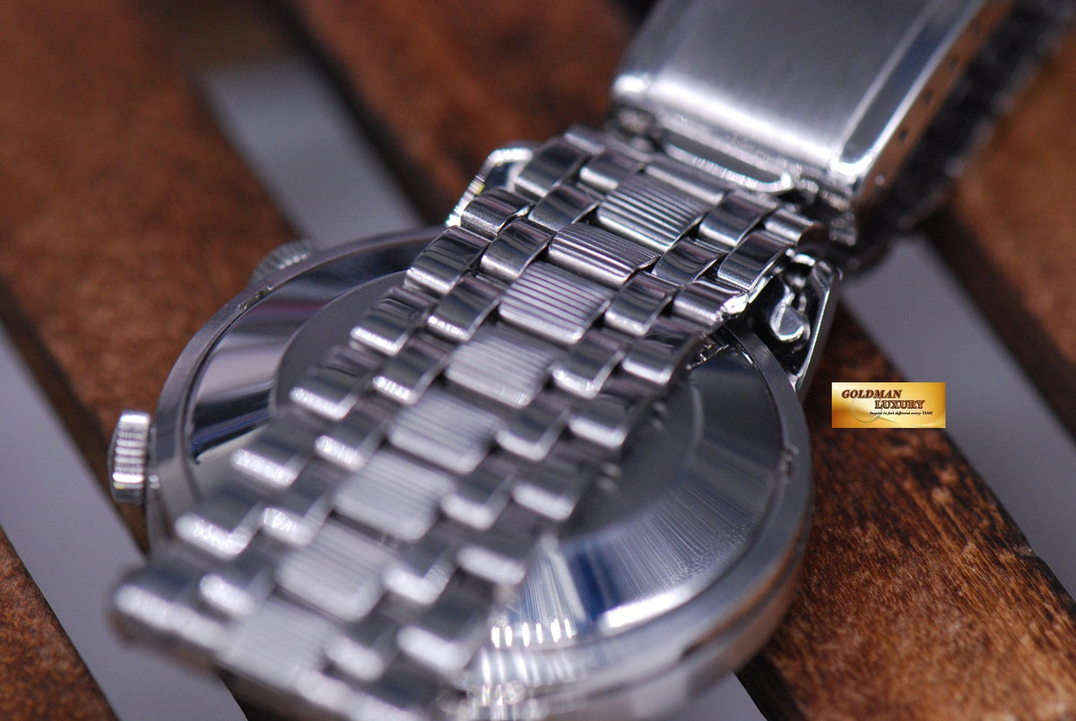 [SOLD] JAEGER-LeCOULTRE VINTAGE MEMOVOX ALARM 37mm IN BRACELET CALIBRE 855 HAMMER AUTOMATIC (VINTAGE MINT)