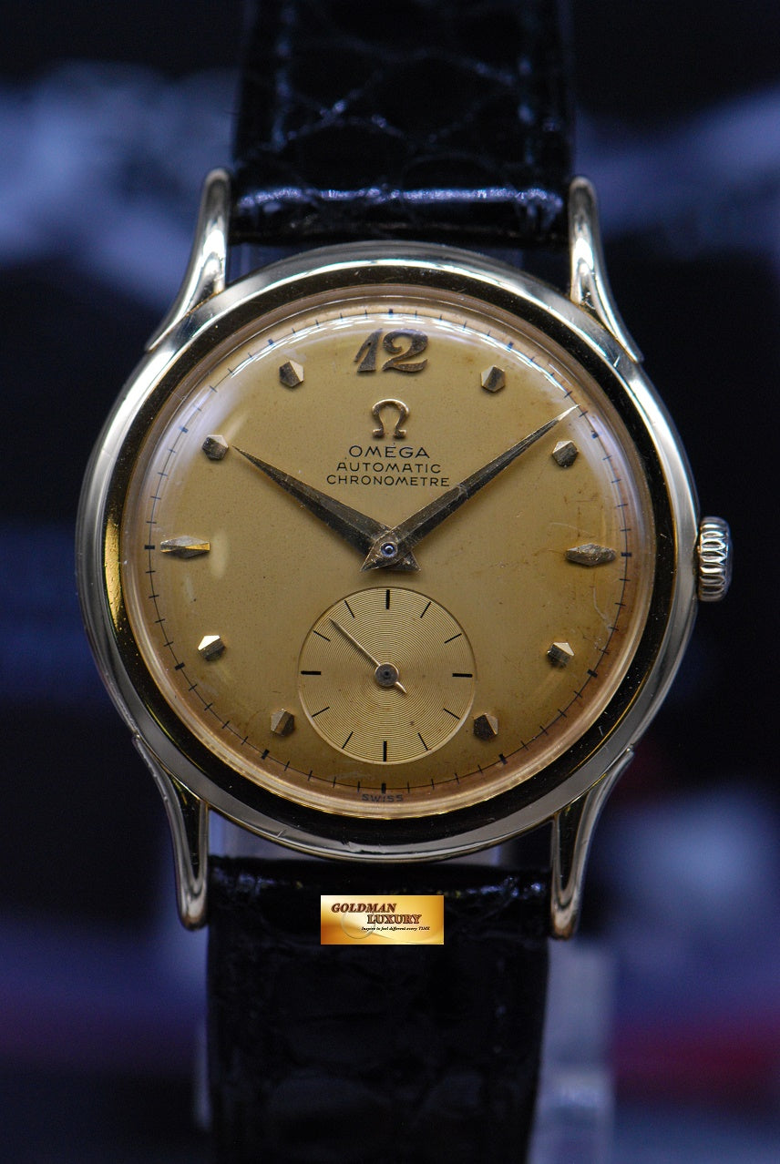 [SOLD] OMEGA VINTAGE SUB-SEC DIAL 18K YELLOW GOLD 32mm AUTOMATIC (VINTAGE NEAR MINT)