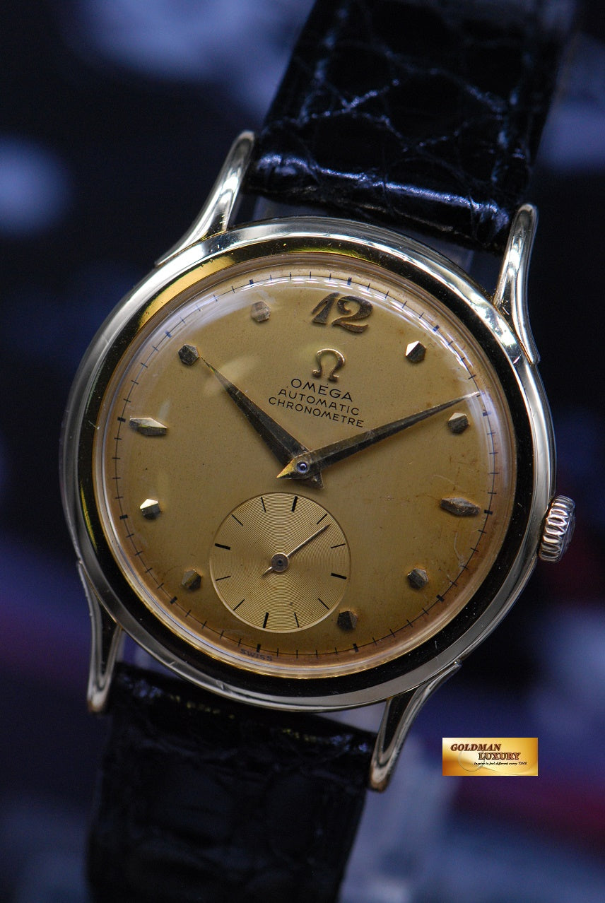 [SOLD] OMEGA VINTAGE SUB-SEC DIAL 18K YELLOW GOLD 32mm AUTOMATIC (VINTAGE NEAR MINT)