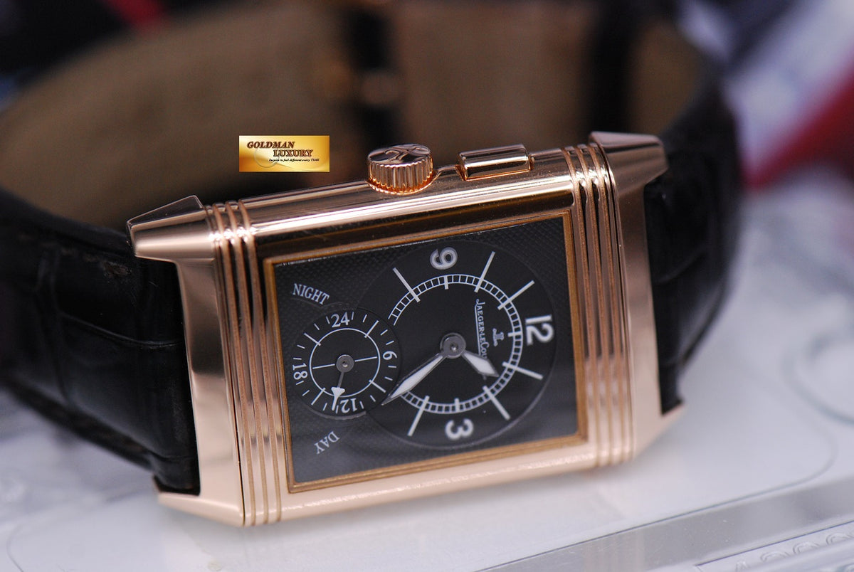[SOLD] JLC REVERSO GRANDE 18K ROSE GOLD DUO REVERSIBLE MANUAL 272.2.51 (NEAR MINT)