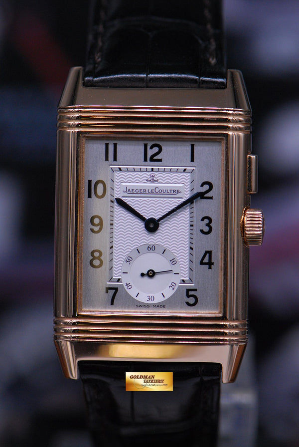 [SOLD] JLC REVERSO GRANDE 18K ROSE GOLD DUO REVERSIBLE MANUAL 272.2.51 (NEAR MINT)