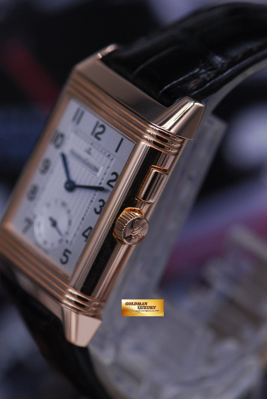 [SOLD] JLC REVERSO GRANDE 18K ROSE GOLD DUO REVERSIBLE MANUAL 272.2.51 (NEAR MINT)