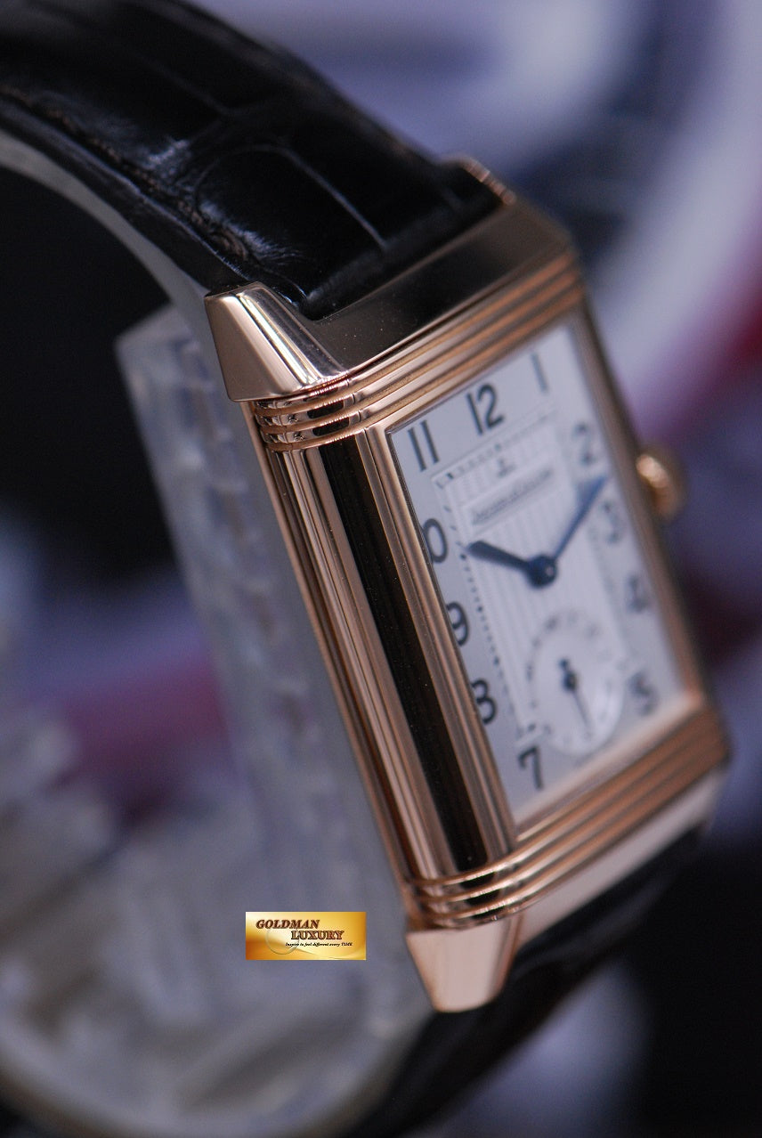 [SOLD] JLC REVERSO GRANDE 18K ROSE GOLD DUO REVERSIBLE MANUAL 272.2.51 (NEAR MINT)