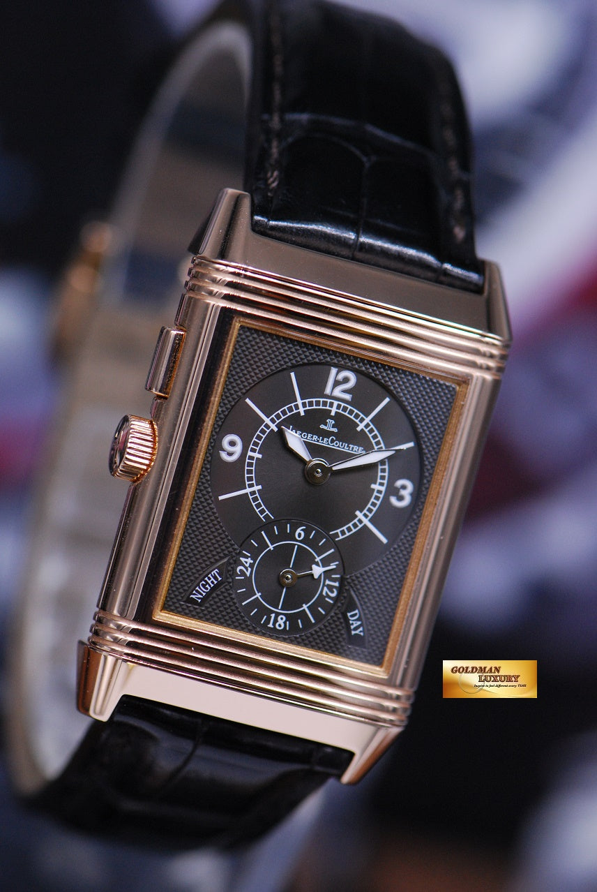 [SOLD] JLC REVERSO GRANDE 18K ROSE GOLD DUO REVERSIBLE MANUAL 272.2.51 (NEAR MINT)
