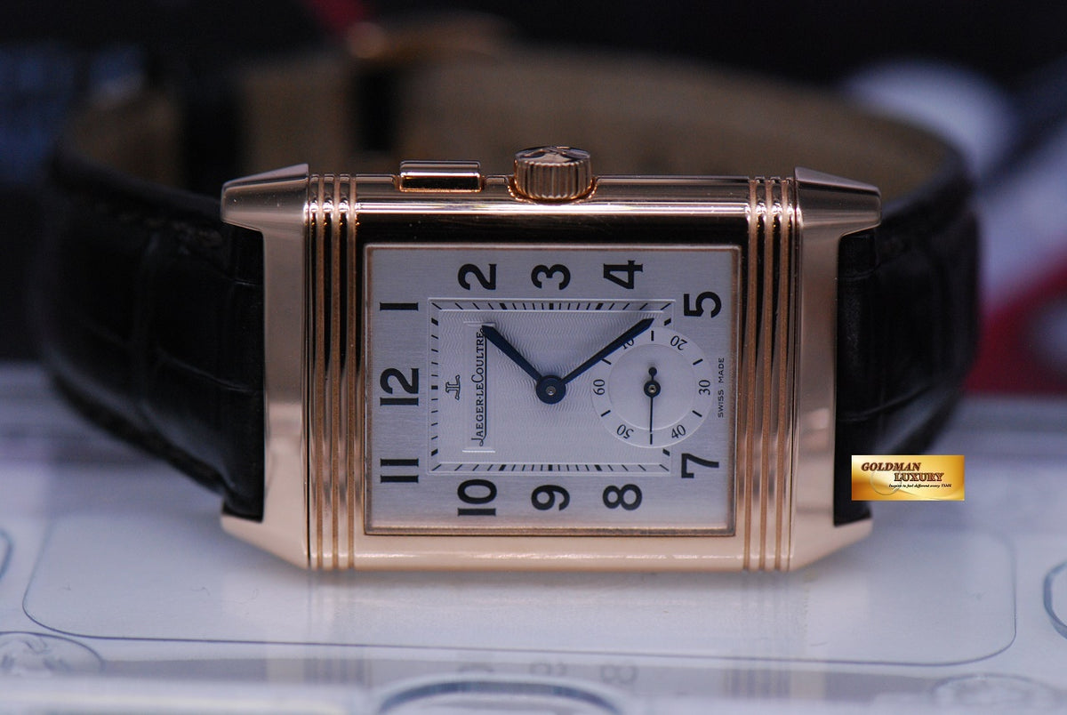 [SOLD] JLC REVERSO GRANDE 18K ROSE GOLD DUO REVERSIBLE MANUAL 272.2.51 (NEAR MINT)