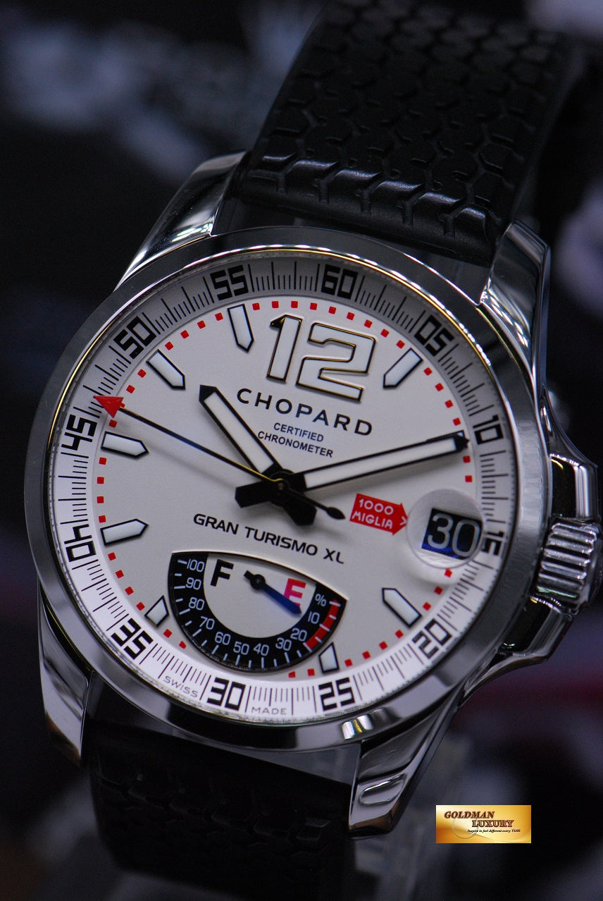 [SOLD] CHOPARD GRAN TURISMO XL POWER RESERVE 44mm WHITE 8997 (MINT)
