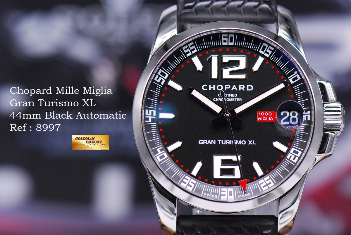 [SOLD] CHOPARD GRAN TURISMO XL 44mm BLACK 8997 (MINT)
