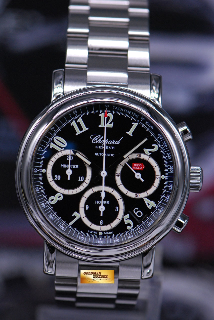 [SOLD] CHOPARD MILLE MIGLIA 1998 CHRONOGRAPH 38mm W/BRACELET 8331 (MINT)