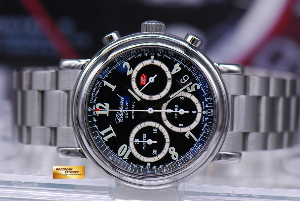 [SOLD] CHOPARD MILLE MIGLIA 1998 CHRONOGRAPH 38mm W/BRACELET 8331 (MINT)