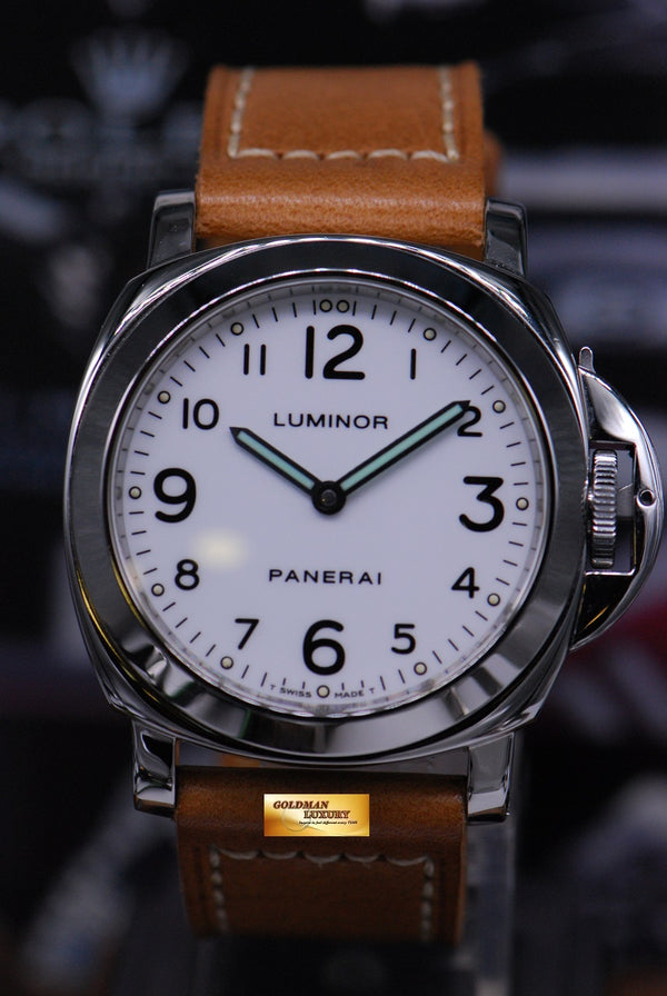 [SOLD] PANERAI LUMINOR BASE HISTORIC 44mm WHITE MANUAL PAM 010 (MINT)