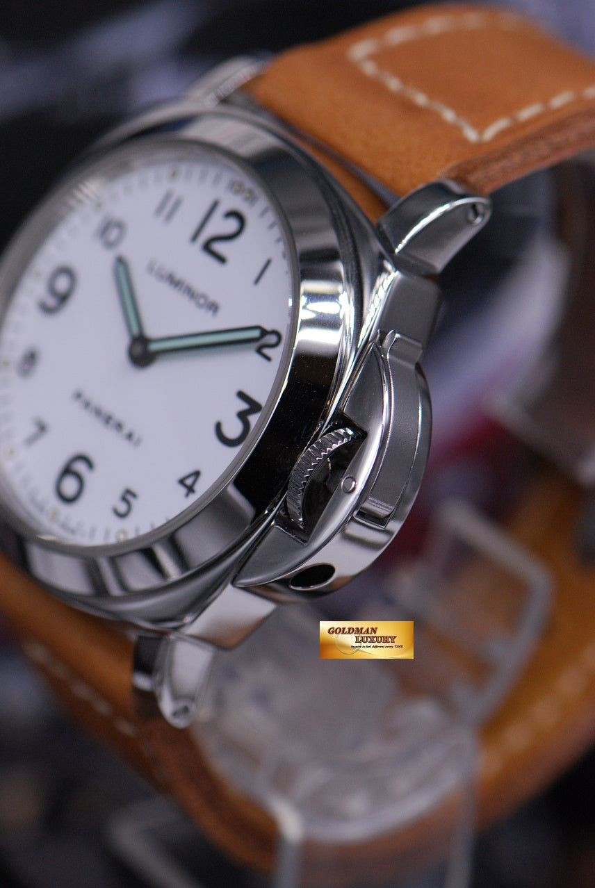 [SOLD] PANERAI LUMINOR BASE HISTORIC 44mm WHITE MANUAL PAM 010 (MINT)