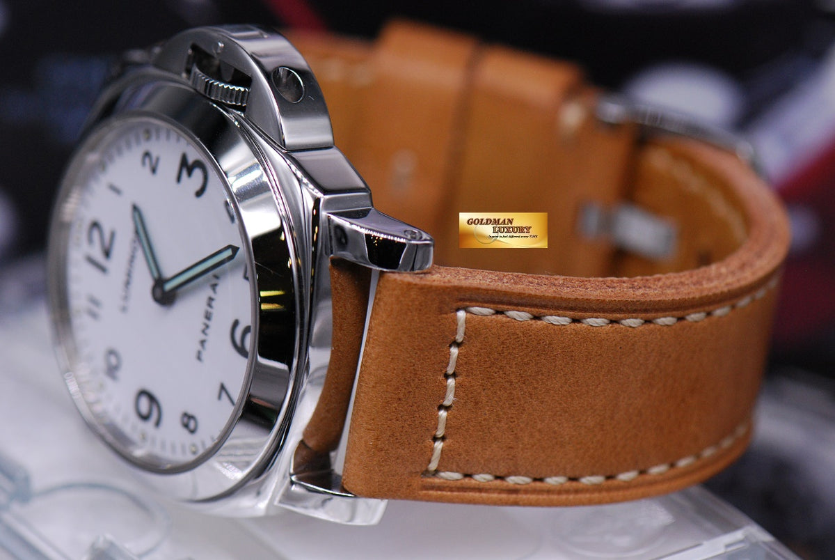 [SOLD] PANERAI LUMINOR BASE HISTORIC 44mm WHITE MANUAL PAM 010 (MINT)