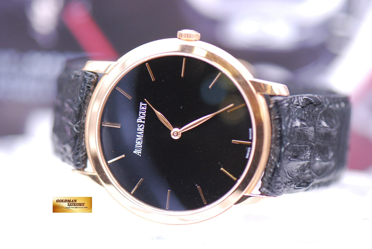 [SOLD] AUDEMARS PIGUET JULES AUDEMARS 18K ROSE GOLD ULTRA THIN AUTOMATIC 15180OR (NEAR MINT)