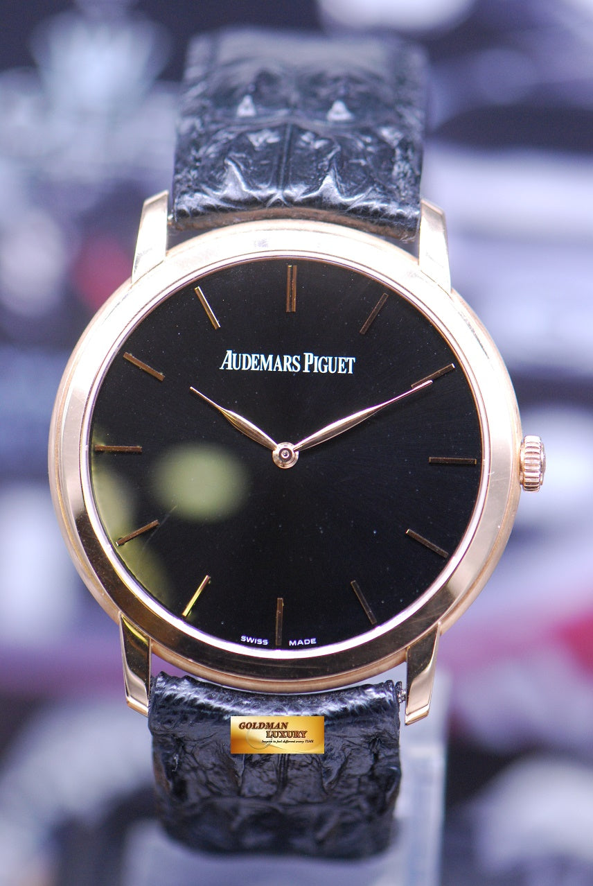 [SOLD] AUDEMARS PIGUET JULES AUDEMARS 18K ROSE GOLD ULTRA THIN AUTOMATIC 15180OR (NEAR MINT)