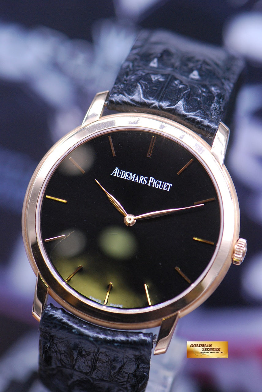 [SOLD] AUDEMARS PIGUET JULES AUDEMARS 18K ROSE GOLD ULTRA THIN AUTOMATIC 15180OR (NEAR MINT)