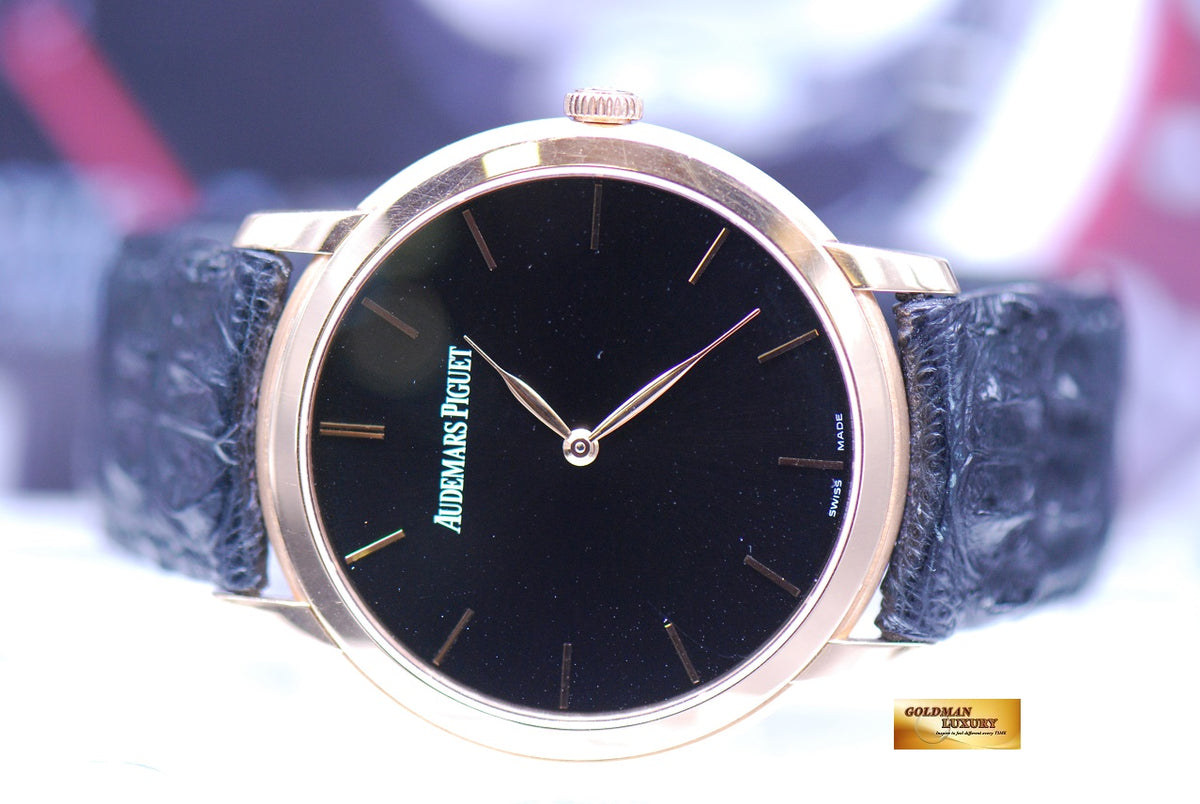 [SOLD] AUDEMARS PIGUET JULES AUDEMARS 18K ROSE GOLD ULTRA THIN AUTOMATIC 15180OR (NEAR MINT)