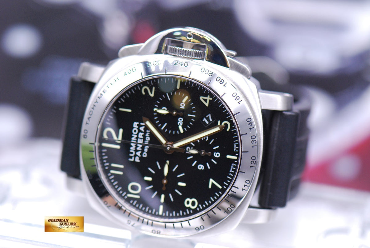 [SOLD] PANERAI LUMINOR DAYLIGHT 44mm CHRONOGRAPH AUTOMATIC PAM 196 (MINT)