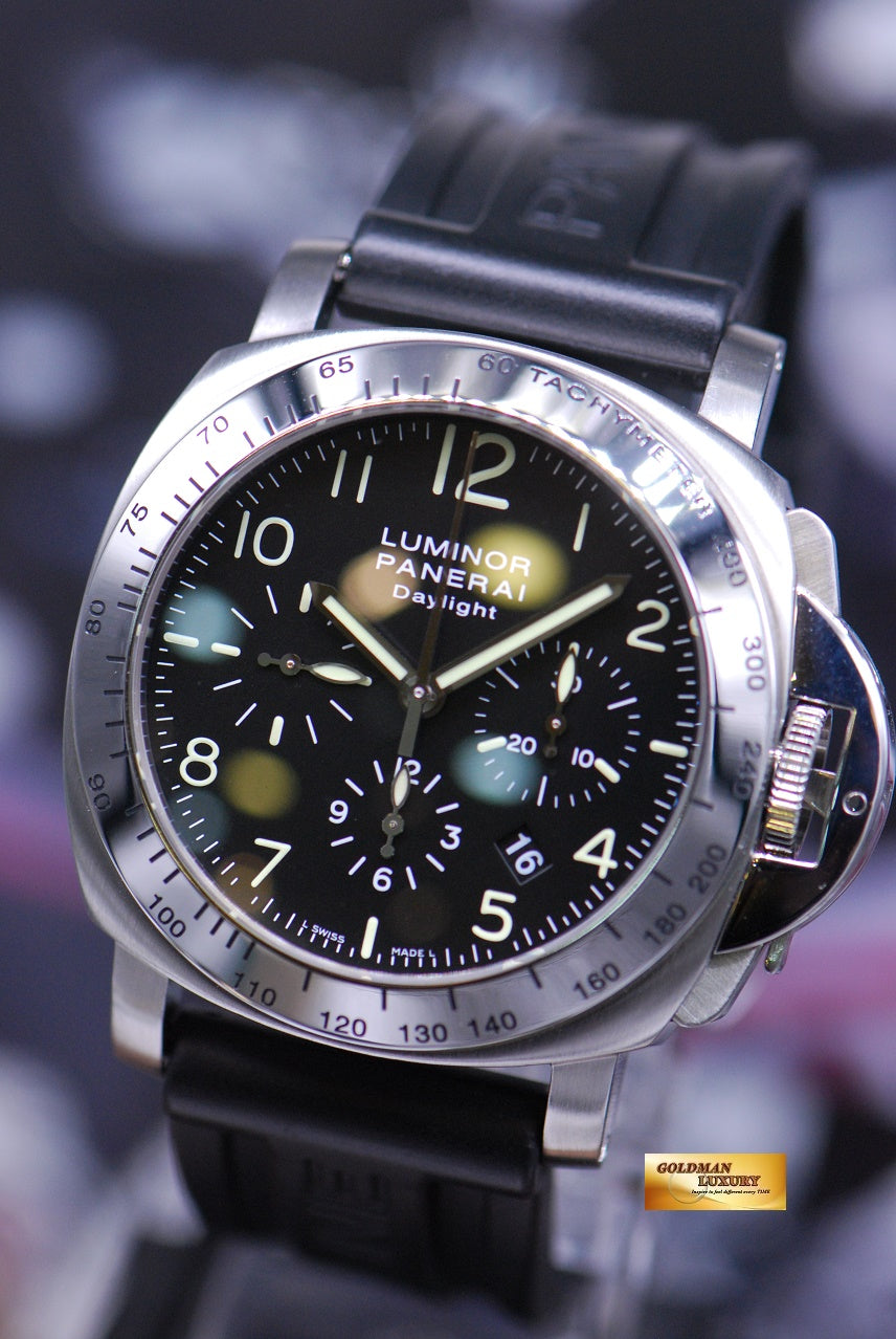 [SOLD] PANERAI LUMINOR DAYLIGHT 44mm CHRONOGRAPH AUTOMATIC PAM 196 (MINT)