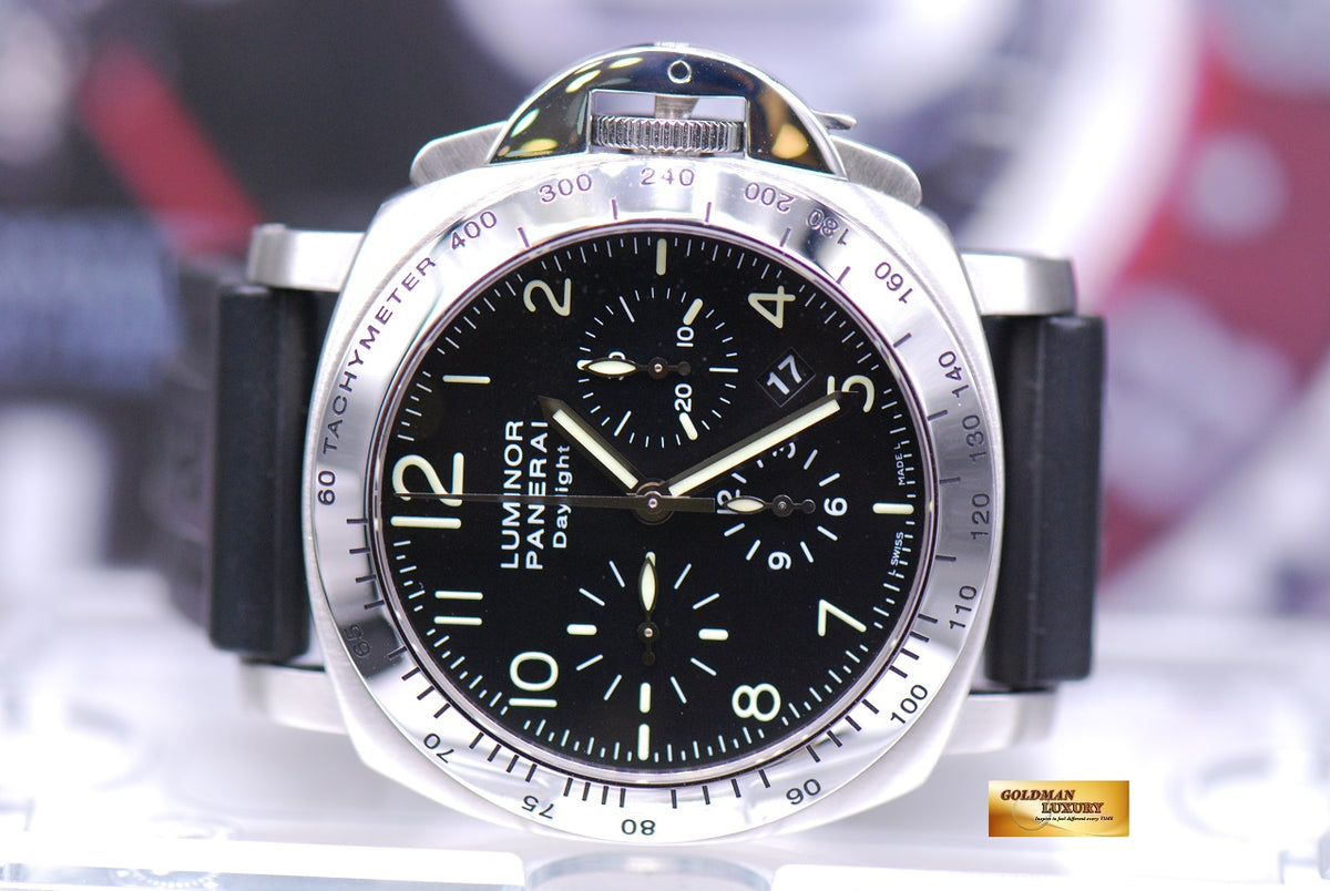 [SOLD] PANERAI LUMINOR DAYLIGHT 44mm CHRONOGRAPH AUTOMATIC PAM 196 (MINT)