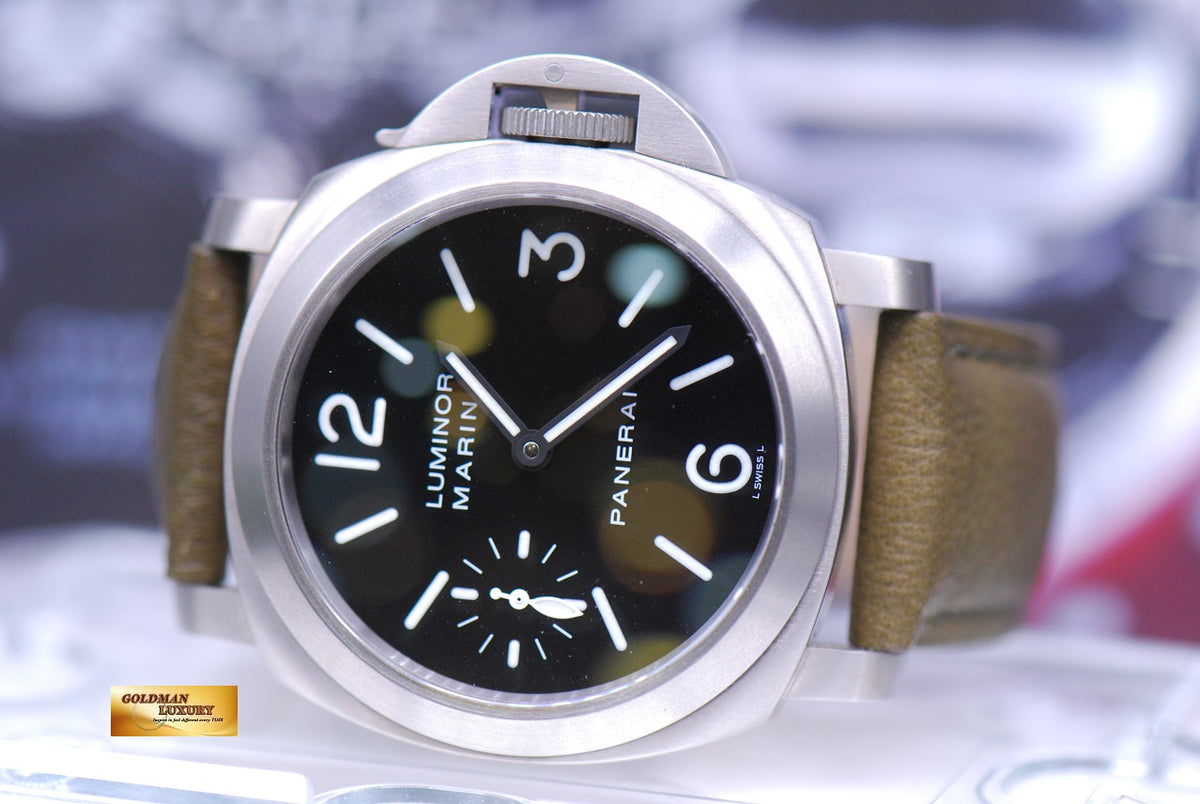 [SOLD] PANERAI LUMINOR MARINA 44mm TITANIUM BASE MANUAL PAM 177 (MINT)