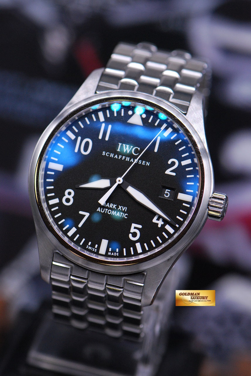 [SOLD] IWC PILOT MARK XVI 39mm w/BRACELET AUTOMATIC IW3255 (MINT)