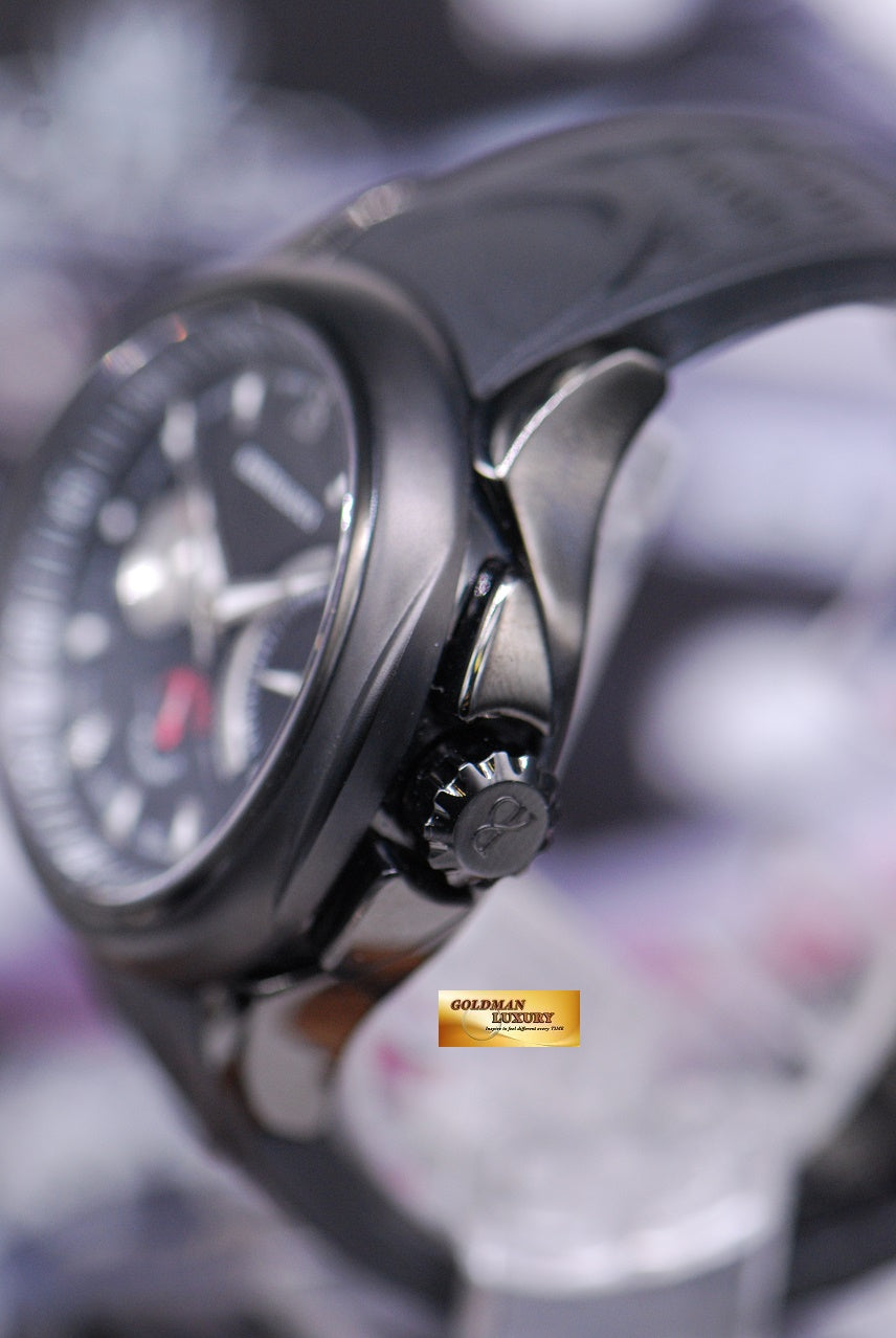 [SOLD] BERTOLUCCI FORZA DAY / DATE POWER RESERVE PVD BLACK AUTOMATIC 1354.51.42.101D7 (NEAR MINT)