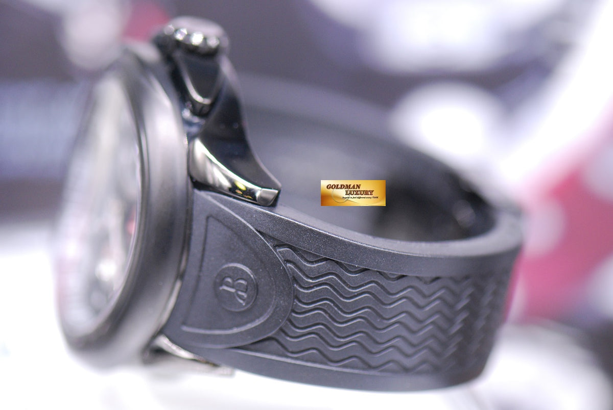 [SOLD] BERTOLUCCI FORZA DAY / DATE POWER RESERVE PVD BLACK AUTOMATIC 1354.51.42.101D7 (NEAR MINT)