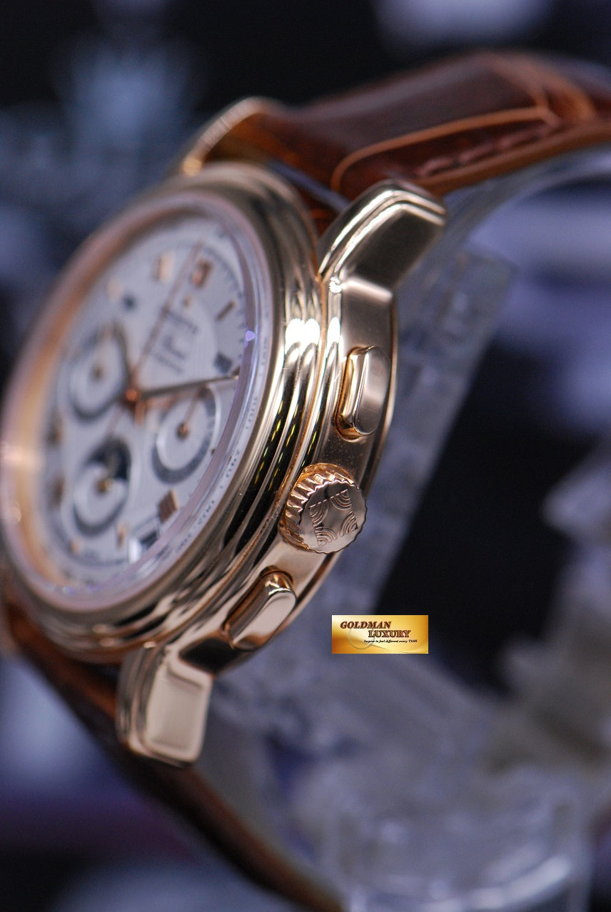 [SOLD] ZENITH EL PRIMERO CHRONOMASTER 18K ROSE GOLD DAY-DATE-MONTH MOONPHASE CHRONOGRAPH AUTOMATIC 17.0240.410 (NEAR MINT)