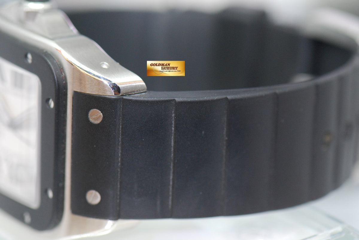 [SOLD] CARTIER SANTOS 100 XL RUBBER STRAP AUTOMATIC (LNIB)