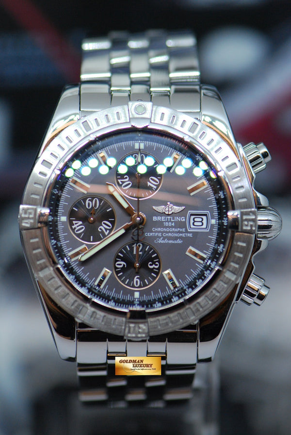 [SOLD] BREITLING CHRONOMAT EVOLUTION 44mm STAINLESS STEEL CHRONOGRAPH A13356 (MINT)