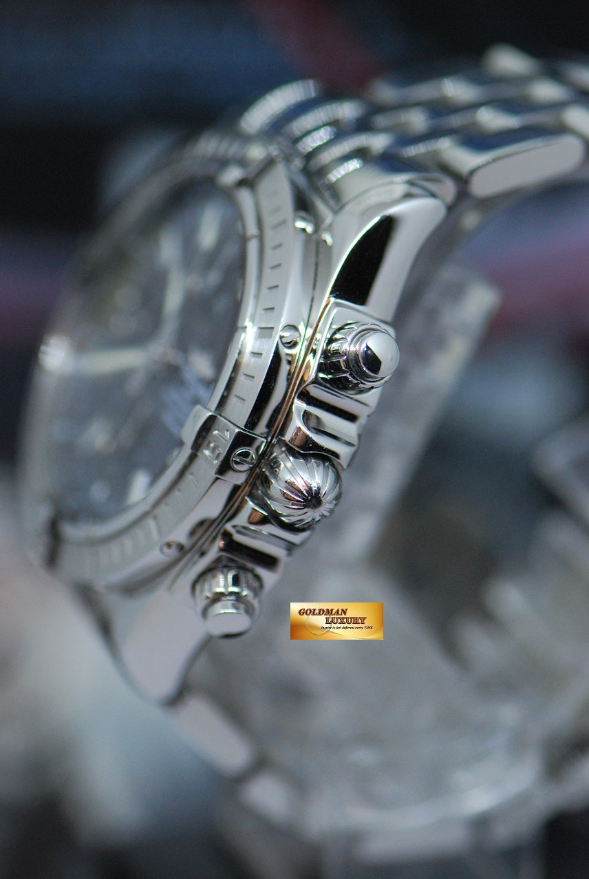 [SOLD] BREITLING CHRONOMAT EVOLUTION 44mm STAINLESS STEEL CHRONOGRAPH A13356 (MINT)