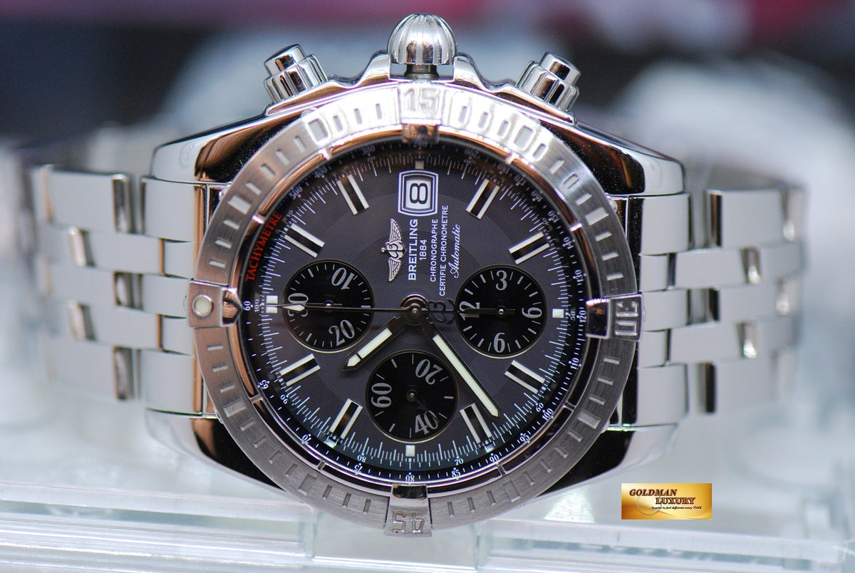 [SOLD] BREITLING CHRONOMAT EVOLUTION 44mm STAINLESS STEEL CHRONOGRAPH A13356 (MINT)