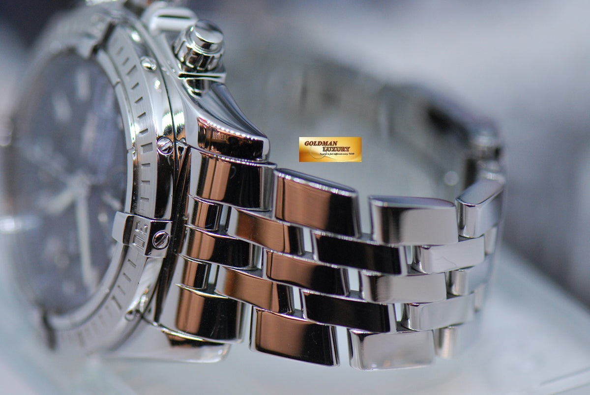 [SOLD] BREITLING CHRONOMAT EVOLUTION 44mm STAINLESS STEEL CHRONOGRAPH A13356 (MINT)