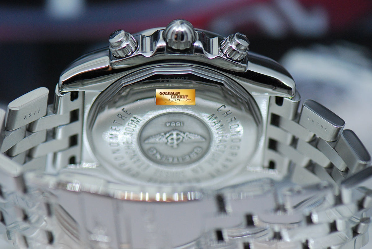 [SOLD] BREITLING CHRONOMAT EVOLUTION 44mm STAINLESS STEEL CHRONOGRAPH A13356 (MINT)