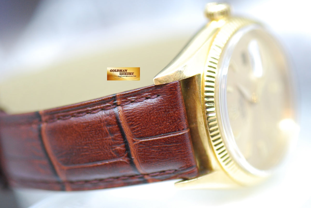 [SOLD] ROLEX OYSTER PERPETUAL DAY-DATE 18K YELLOW GOLD 36mm GOLD DIAL AUTOMATIC 1803 (VINTAGE)