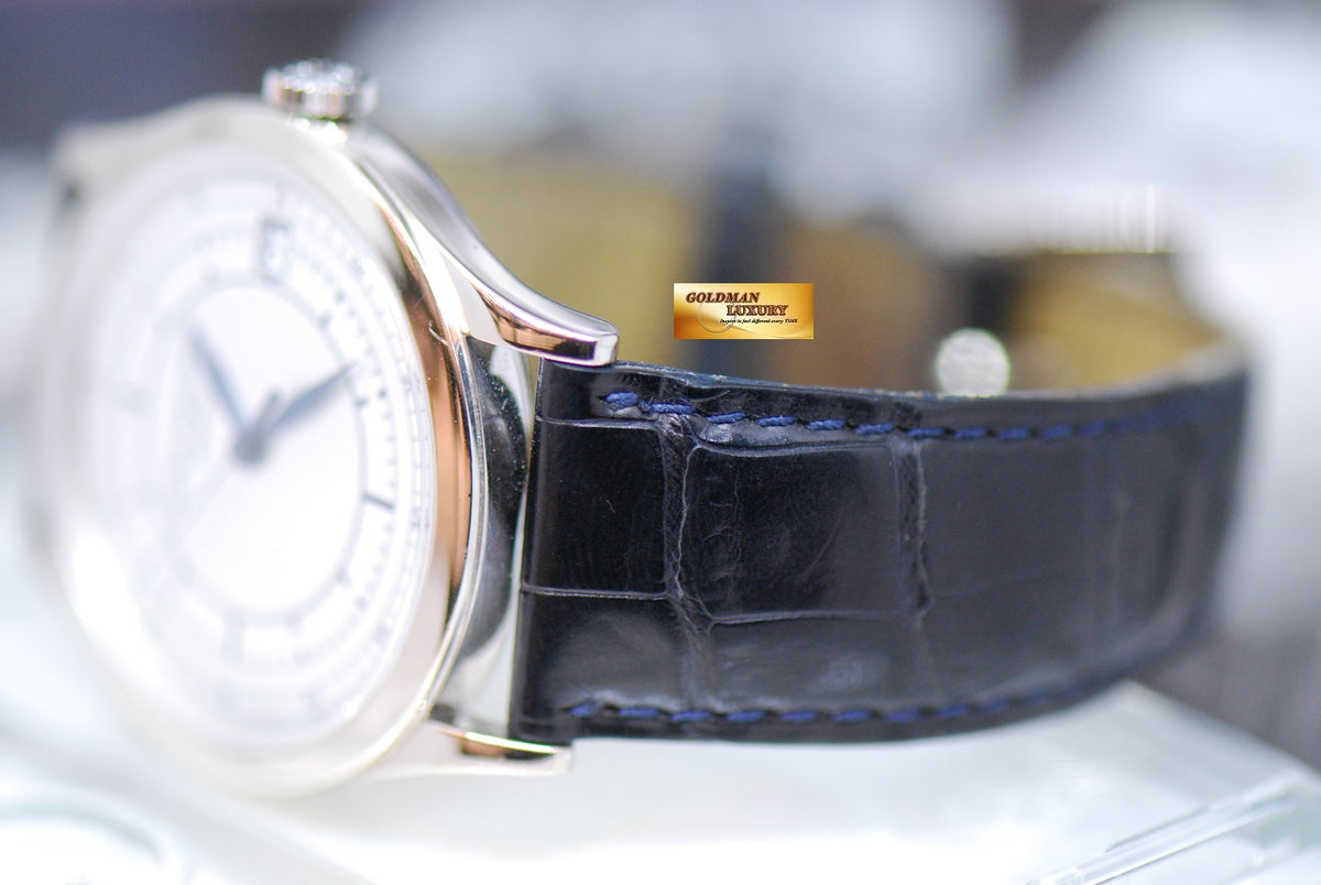 [SOLD] PATEK PHILIPPE CALATRAVA 18K WHITE GOLD 38mm “SECTOR DIAL” AUTOMATIC 5296G-001 (NEAR MINT)