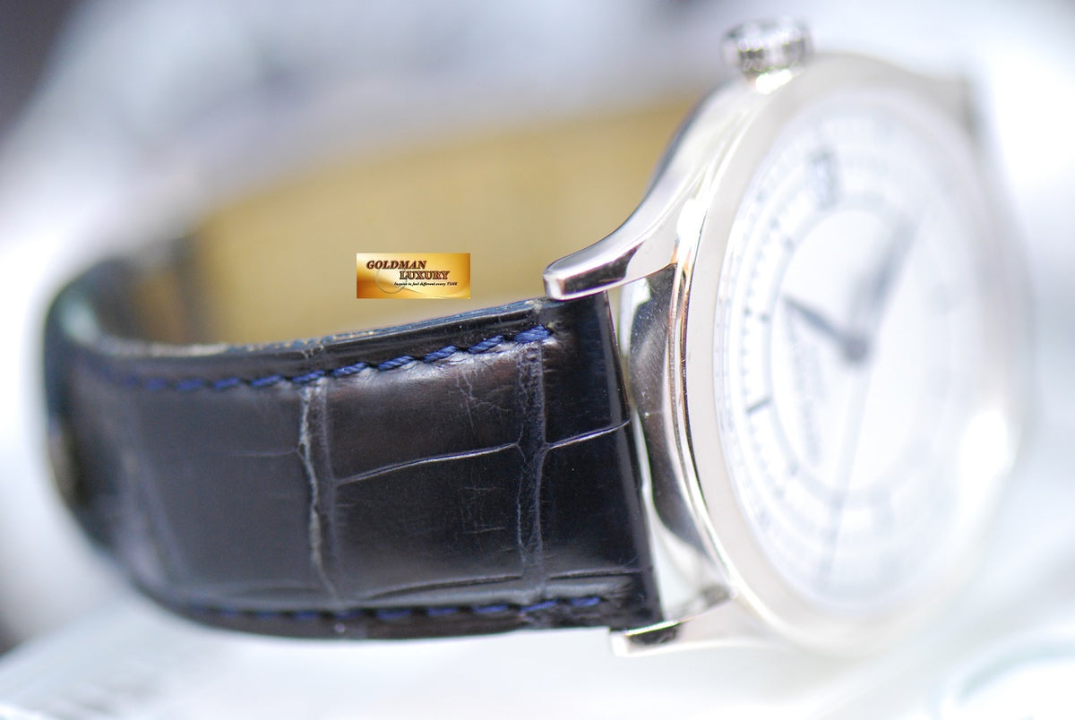 [SOLD] PATEK PHILIPPE CALATRAVA 18K WHITE GOLD 38mm “SECTOR DIAL” AUTOMATIC 5296G-001 (NEAR MINT)