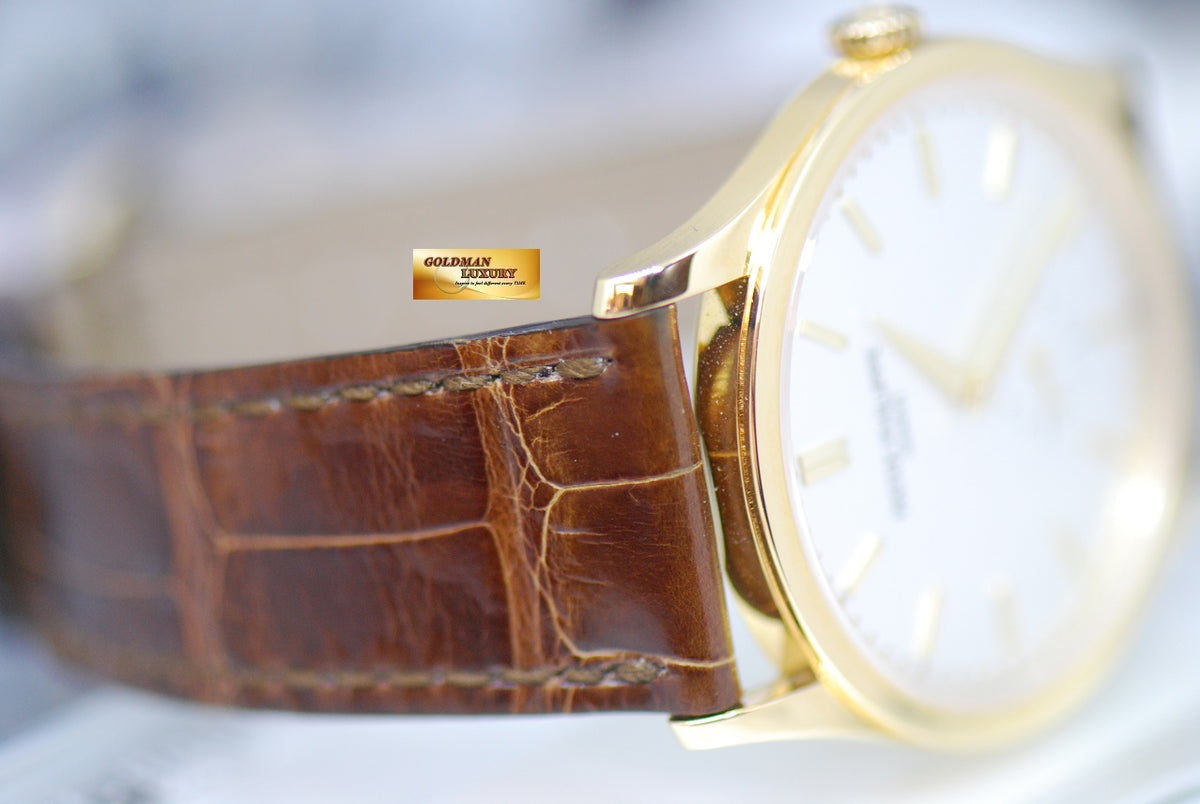 [SOLD] PATEK PHILIPPE CALATRAVA SUB-SEC DIAL 18K ROSE GOLD 37mm OPALINE DIAL MANUAL 5196J (MINT)