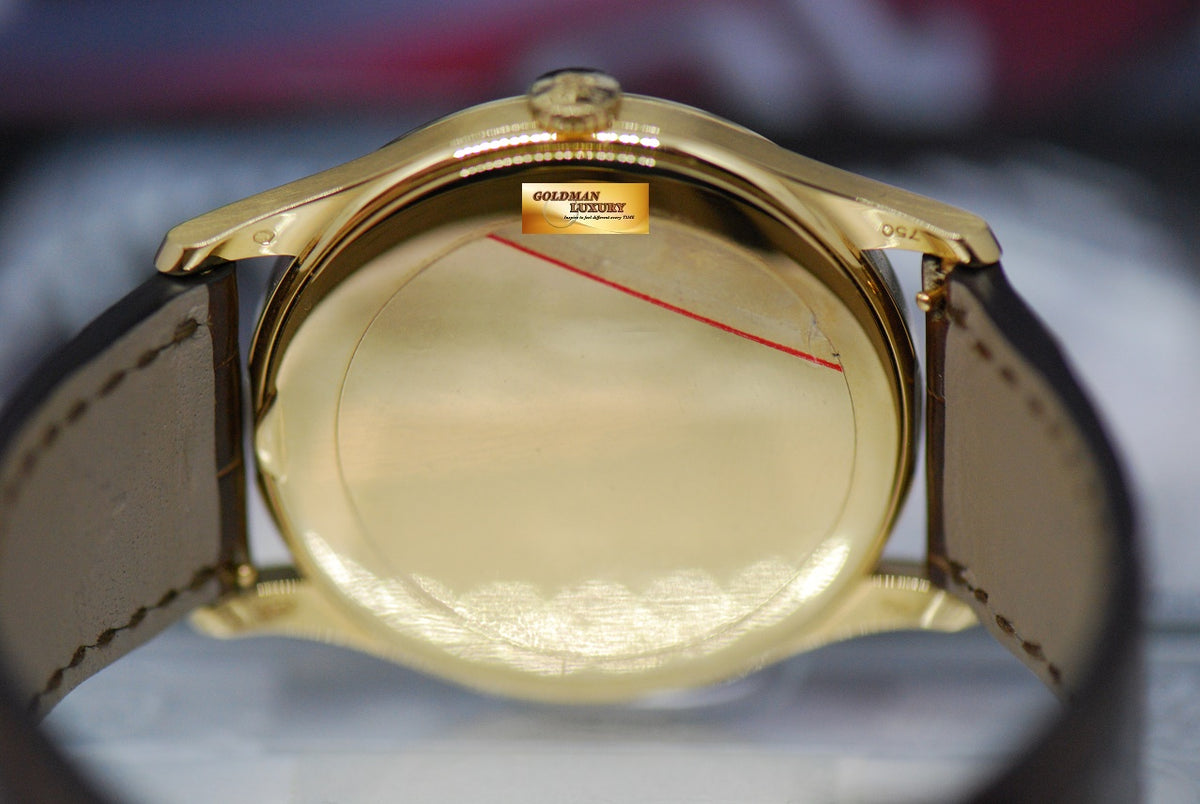 [SOLD] PATEK PHILIPPE CALATRAVA SUB-SEC DIAL 18K ROSE GOLD 37mm OPALINE DIAL MANUAL 5196J (MINT)