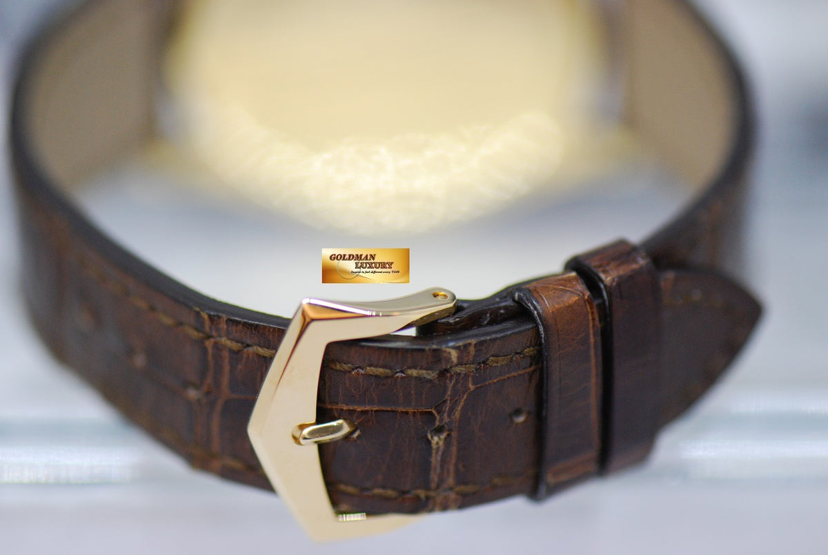 [SOLD] PATEK PHILIPPE CALATRAVA SUB-SEC DIAL 18K ROSE GOLD 37mm OPALINE DIAL MANUAL 5196J (MINT)