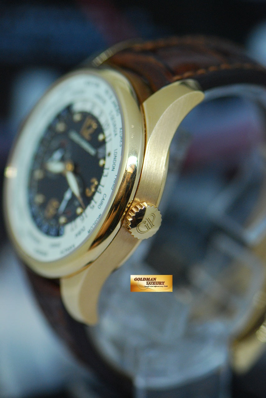 [SOLD] GIRARD PERREGAUX WORLD TIME WW.TC 18K ROSE GOLD POWER RESERVE AUTOMATIC 49850 (MINT)