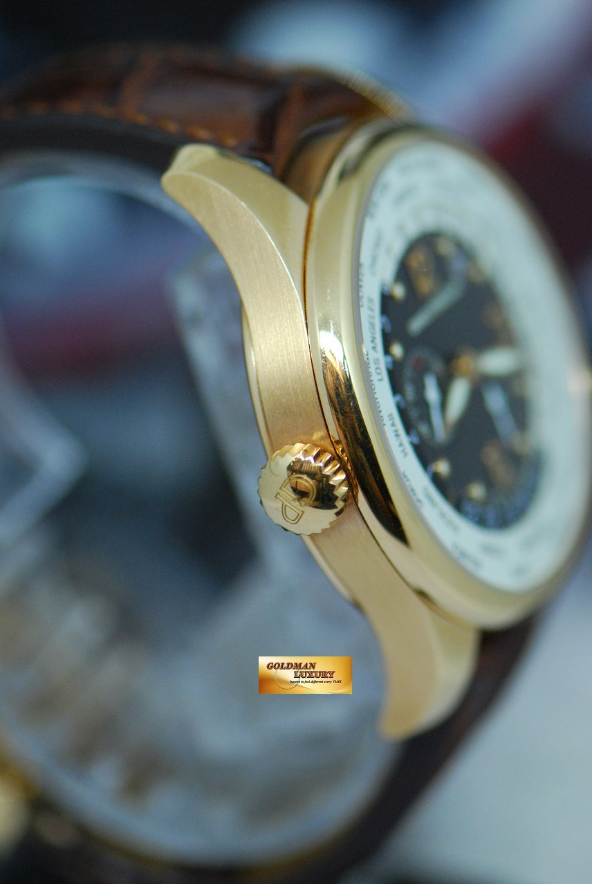 [SOLD] GIRARD PERREGAUX WORLD TIME WW.TC 18K ROSE GOLD POWER RESERVE AUTOMATIC 49850 (MINT)