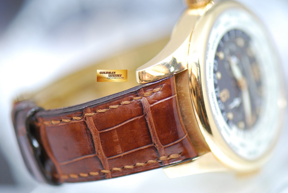 [SOLD] GIRARD PERREGAUX WORLD TIME WW.TC 18K ROSE GOLD POWER RESERVE AUTOMATIC 49850 (MINT)